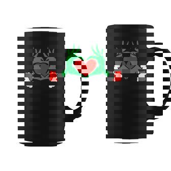 Elf With Cute Heart Hands Style Christmas Costumes Coffee Mug - Thegiftio UK