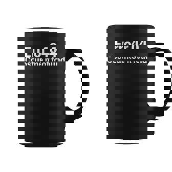 Error 404 Costume Not Found For Geek Nerd Halloween Coffee Mug - Thegiftio UK
