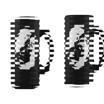 Full Moon Sloth Hanging Sloth Lovers Coffee Mug - Monsterry