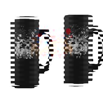 Goat 4Th July Fireworks Farm Animals Patriotic Coffee Mug - Seseable