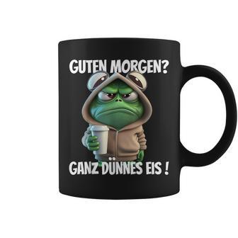 Guten Morgen Ganz Dünnes Eis Frog Motif Tassen - Geschenkecke