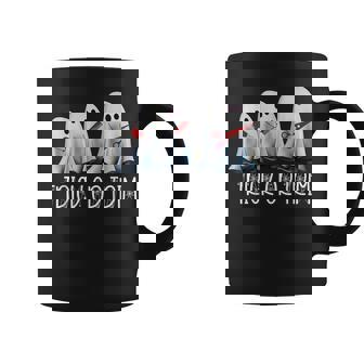 Halloween Hairstylist Ghost Trick Or Trim Spooky Coffee Mug - Seseable