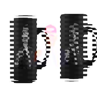 Joe Biden Dons Trump 2024 Cap Wear A Trump Hat Coffee Mug | Mazezy