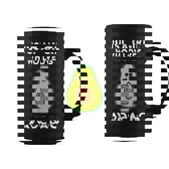 Just A Girl Who Loves Avocado For Avocado Girl Coffee Mug - Thegiftio UK