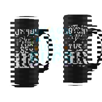 Just A Girl Who Loves Bugs Quote Loves Bugs Coffee Mug - Monsterry