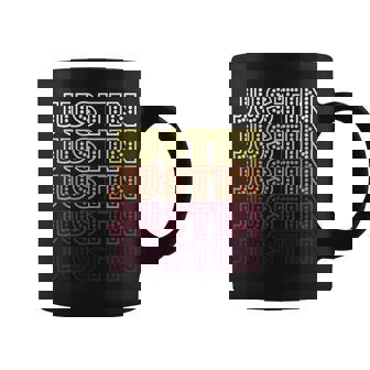 Justin First Name Justin Retro Coffee Mug | Seseable UK