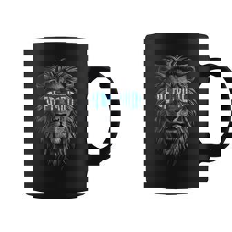 Lion Lovers Wearing Glasses Retro Vintage Style Coffee Mug | Seseable UK
