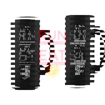 Marathon Cross Country Running Pizza Coffee Mug - Monsterry