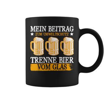 Mein Beitrag Zum Umweltschutz Trenne Bierom Glas Tassen - Geschenkecke