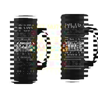 Nutcracker Ugly Christmas Sweater Meme Got Nuts Coffee Mug - Seseable
