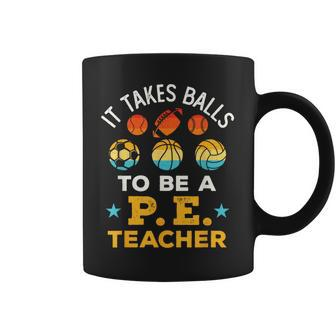 Pe Teacher Physical Education School Sports Balls Coffee Mug - Monsterry AU