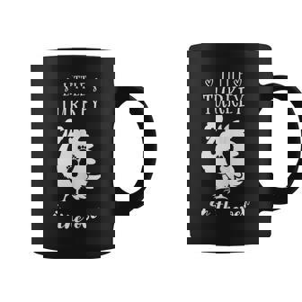 Pregnancy Thanksgiving Graphic Little Turkey In Th Coffee Mug - Monsterry