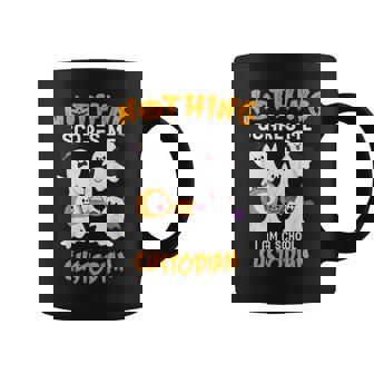 School Custodian Halloween Costume Cute Scary Ghost Coffee Mug - Monsterry