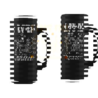 Skeleton I Love Fall Prevention Fall Physical Therapy Coffee Mug - Thegiftio