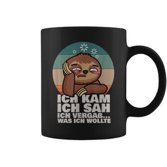 Sloth Ich Kam Ich Sah Ichergaß Was Ich Wollte Tassen - Geschenkecke