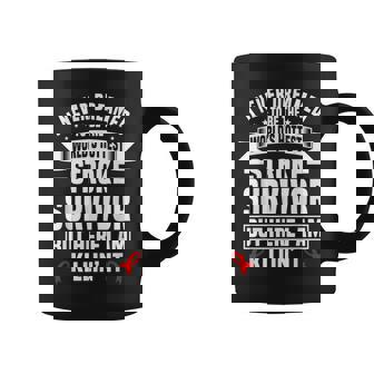 Stroke Survivor Humor Red Ribbon Stroke Support Groups Coffee Mug - Thegiftio UK