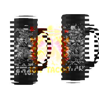 Thanksgiving Turkey Eat Tacos Mexican Thanksgiving Fun Coffee Mug - Thegiftio UK