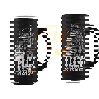 Trucker Saying Truck Motor Driver Coffee Mug - Monsterry