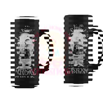 Trump 2024 I'll Be Home Christmas Santa Xmas Pajamas Coffee Mug - Seseable
