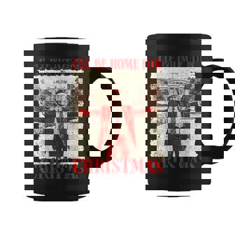 Trump 2024 I'll Be Home For Christmas White House Coffee Mug | Mazezy