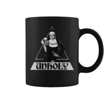 Unholy Nun Costume Beer Drinking Unholy Nun Coffee Mug - Monsterry