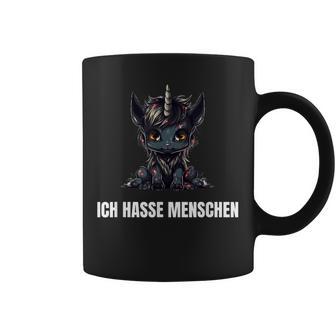 Unicorn Ich Hasse Menschen Tassen - Geschenkecke