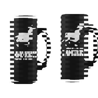 FUNNY WIENER DOG TEE SHIRT LOW RIDER DACHSHUND Graphic Print Coffee Mug - Monsterry