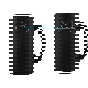 Wine Heartbeat Wine Lover Cool Coffee Mug - Thegiftio UK