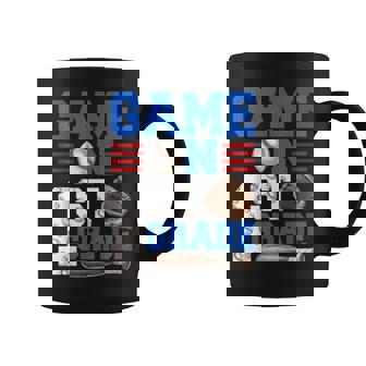 Game On 1St Grade With Baseball Player First Day Of School Coffee Mug | Seseable UK