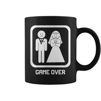 Game Over Bachelor Party Wedding Humor Coffee Mug - Monsterry