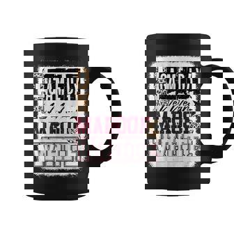 On Gameday Football We Wear Maroon And White School Spirit Coffee Mug - Thegiftio
