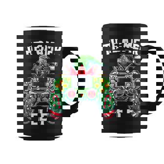 The Gamer Elf Video Game Gamer Gaming Controller Christmas Coffee Mug - Thegiftio UK