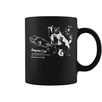 Gangster Cats They Are Born With An Aura Of Oppression Coffee Mug | Seseable UK