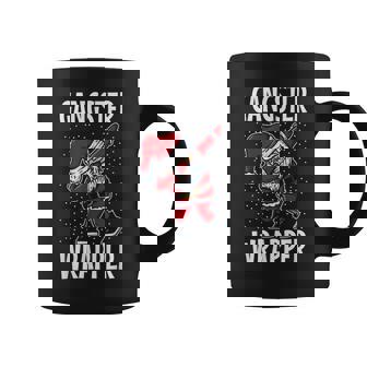 Gangster Wrapper Ugly Christmas Sweater Pun Gangsta Coffee Mug - Thegiftio