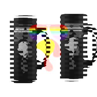 Gay Thanksgiving Day 2023 For Lgbt Gay Pride Rainbow Turkey Coffee Mug - Monsterry