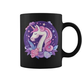 Geburtstag 7 Einhorn Mädchen Einhorn Outfit 7 Geburtstag Tassen - Geschenkecke