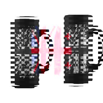 Georgia Half Britain Uk Friendship Flag Georgian Coffee Mug - Thegiftio UK