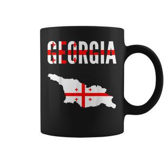 Georgian Georgian Map Flag Tassen - Seseable