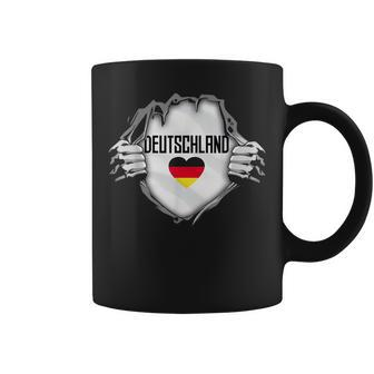 German National Flag Ich Liebe Deutschland Tassen - Seseable