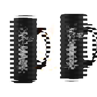 German Shepherd Mummy Halloween Dog Coffee Mug - Monsterry