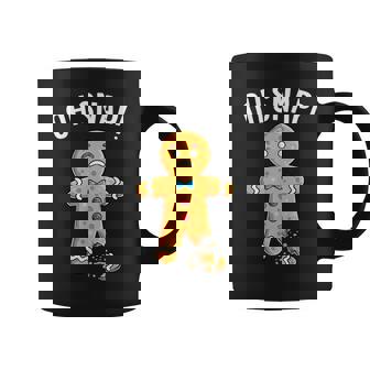 Gingerbread Man Oh Snap Christmas Xmas Cookie Baking Coffee Mug | Seseable UK