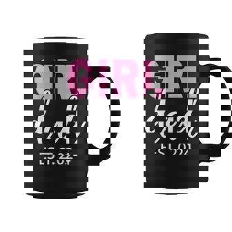 Girl Dad Est 2024 Newborn Daddy Father Girl Dad To Be 2024 Coffee Mug - Monsterry
