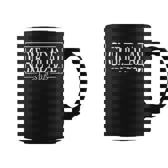 Girl Dad Est 2025 Logo Dad 2025 Father Girl Dad To Be 2025 Coffee Mug - Thegiftio UK