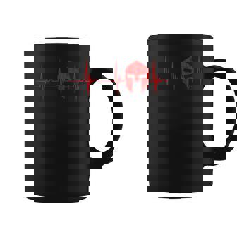Gladiator Spartano Casco Ecg Impuls Taza de café - Regaloses