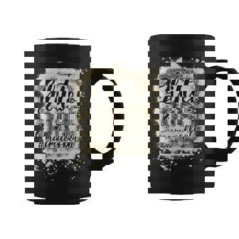 Glitter & Dirt Mama Of Both Army Mom Leopard Camo Bleached Graphic Print Coffee Mug - Monsterry