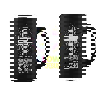 Glow For Jesus Christian Cross Jesus Christ Bible Lover Coffee Mug - Monsterry
