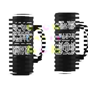 Glow Party Squad Mom Paint Splatter Glow Party Matching Tank Top Graphic Print Coffee Mug - Monsterry