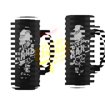 Lets Go Banana Banana Playing Baseball Team Player Coffee Mug | Seseable UK