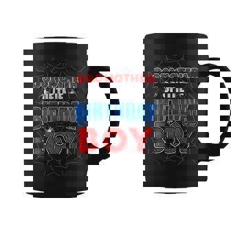 Godmother Of The Birthday Boy Costume Spider Web Birthday Coffee Mug | Seseable UK