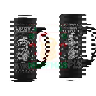Golden Retrievers Merry Christmas Woofmas Dog Lover Mom Dad Coffee Mug | Seseable UK